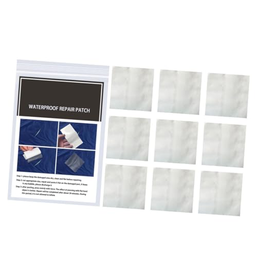VALICLUD 10 Stück Teiliges Wasserdichtes Reparaturset Pool Tape Selbstklebend Stark Haftend Flexibel für Aufblasbare Schwimmbecken Luftmatratzen und Luftbetten Geeignet von VALICLUD