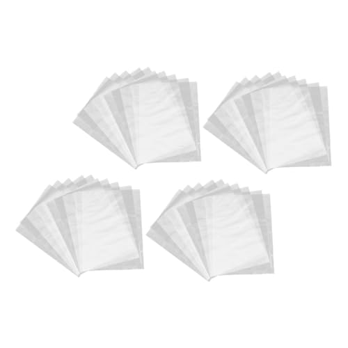 VALICLUD 100 Stück PVC Schrumpffolie Beutel Transparent für Sichere Verpackung von Kerzen Schuhen Weinflaschen und DIY Projekten von VALICLUD