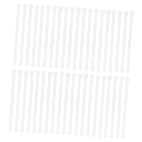 VALICLUD 100Stücke Vorhang Schiene Abstandsstücke Vorhangverbinder für Zuhause Einfache Installation und Hohe Praktikabilität von VALICLUD