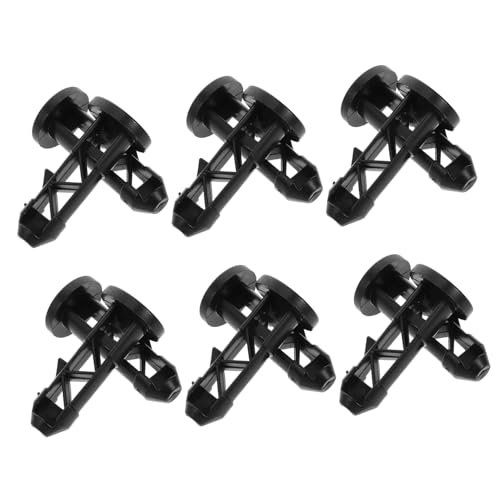 VALICLUD 12 Stück Teiliges Mülltonnen verschluss Robustem Kunststoff Rutschfestes Sicherheitsriegel system Präzise Passform Verhindert Deckelabnahme Einfache Montage Kompatibel mit von VALICLUD