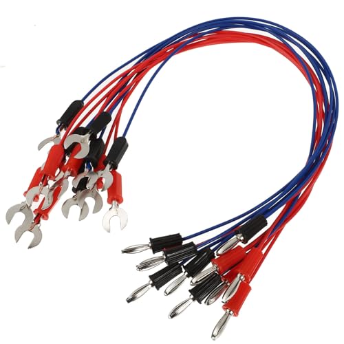 VALICLUD 12 Stück Teiliges Physikalische Laborverbindungskabel Isolierte Kupferdrähte für Elektrodemos und Lehrzwecke Lange Kabel für Einsatz und Technischen Anwendungen VALICLUD 12 Stück Teiliges Physikalische Laborverbindungskabel Isolierte Kupferdrähte für Elektrodemos und Lehrzwecke Lange Kabel für Einsatz und Technischen Anwendungen von VALICLUD