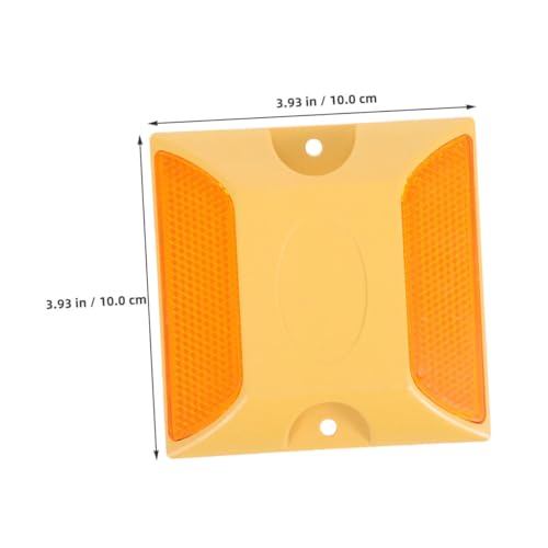 VALICLUD 12 Stück Teiliges Reflektierender Straßenmarkierer aus Abs Druck Wetterfeste Fahrbahn-streckenmarkierungen für Einfahrten Bürgersteige Bremsschwellen mit Hoher Nachtsichtbarkeit VALICLUD 12 Stück Teiliges Reflektierender Straßenmarkierer aus Abs Druck Wetterfeste Fahrbahn-streckenmarkierungen für Einfahrten Bürgersteige Bremsschwellen mit Hoher Nachtsichtbarkeit von VALICLUD
