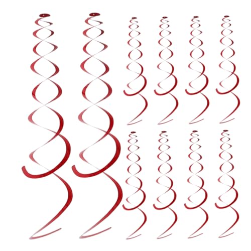 VALICLUD 12 Stück Teiliges Spiraldekor aus Leichtem Pet Farbenfrohe Hängeschleifen für Partydeko Kindergarten Familienfeiern Einfache Montage an Decke und Wand Dynamische Geburtstagsdeko VALICLUD 12 Stück Teiliges Spiraldekor aus Leichtem Pet Farbenfrohe Hängeschleifen für Partydeko Kindergarten Familienfeiern Einfache Montage an Decke und Wand Dynamische Geburtstagsdeko von VALICLUD