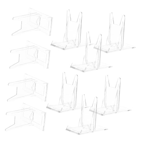 VALICLUD 12 Stück Teiliges Transparentes Verstellbares Kunststoff-display-ständer Rechteckiger Basis Stabiler Tisch-staffelei für Fotos Visitenkarten und Flache Teller für Hochzeiten Büro VALICLUD 12 Stück Teiliges Transparentes Verstellbares Kunststoff-display-ständer Rechteckiger Basis Stabiler Tisch-staffelei für Fotos Visitenkarten und Flache Teller für Hochzeiten Büro von VALICLUD