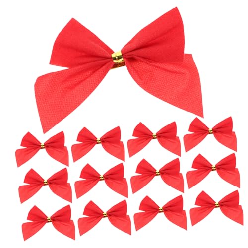 VALICLUD 120 Stück Weihnachtsdeko Schleifen aus Strapazierfähigem Mini Schleifen für Weihnachtsbaum Fenster Geschenkverpackung Rote Christbaumschmuck Bänder für Festliche Heimdekoration VALICLUD 120 Stück Weihnachtsdeko Schleifen aus Strapazierfähigem Mini Schleifen für Weihnachtsbaum Fenster Geschenkverpackung Rote Christbaumschmuck Bänder für Festliche Heimdekoration von VALICLUD