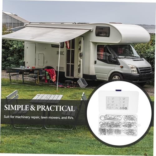 VALICLUD 125 Stück Teiliges Edelstahl R clip Federsplinte Sicherungssplinte für Anhängerkupplung Maschinenreparatur Rasenmäher Wohnmobil mit Einfacher Montage und Fester Haltekraft VALICLUD 125 Stück Teiliges Edelstahl R clip Federsplinte Sicherungssplinte für Anhängerkupplung Maschinenreparatur Rasenmäher Wohnmobil mit Einfacher Montage und Fester Haltekraft von VALICLUD