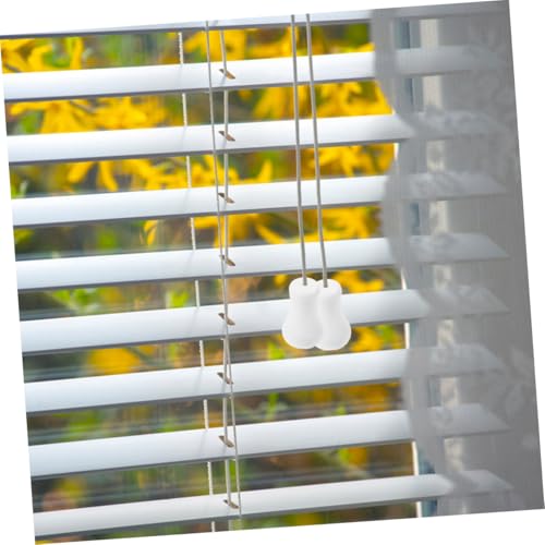 VALICLUD 16 Stück Teiliges Holz zugknöpfe für Vorhänge und Jalousien Langlebige Stabile Blindzuggriffe aus Holz Einfache DIY montage Vielseitig Einsetzbar für Fenster Deckenventilatoren von VALICLUD