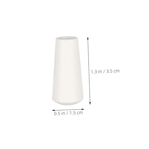 VALICLUD 16 Stück Teiliges Weiße Holzvorhanggriffe Konische Form Einfache Montage Klassische Jalousien zugknöpfe Ersatzteile für Fensterrollos Einsetzbar Zeitloses Design von VALICLUD