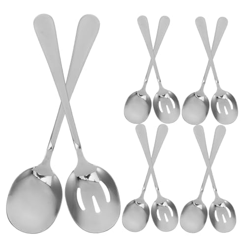 VALICLUD 1Satz Servierlöffel Teiliges mit Servierlöffeln Schaumlöffeln für Partys Abendessen Restaurantservice Elegantes Langlebiges Design von VALICLUD