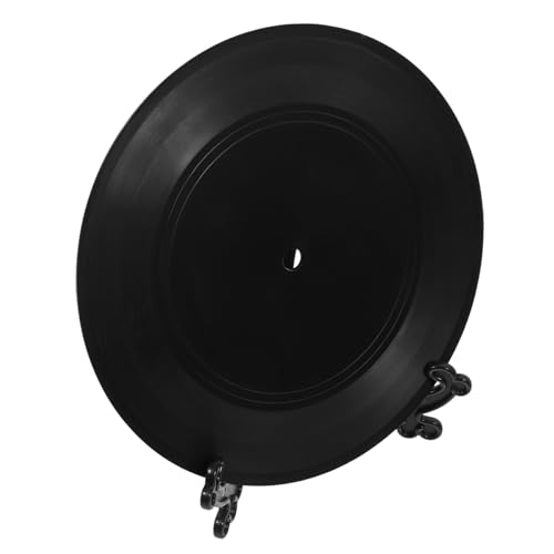 VALICLUD 1Satz Vintage Vinyl Schallplatten Dekoration mit Halterung Ästhetische Raumgestaltung für Musikpartys und Retro Events Teilig von VALICLUD