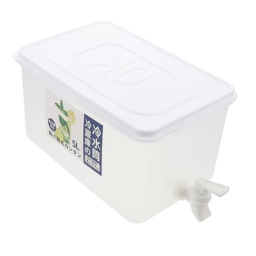 VALICLUD 1Stück Kühler Wasserkrug mit Wasserhahn Safttopf für Tee Saft und und Hitzebeständig von VALICLUD