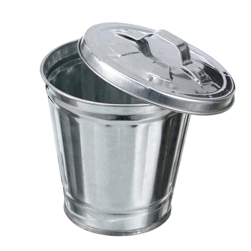 VALICLUD 1Stück Mini Papierkorb für Schreibtisch Niedlicher Müllbehälter mit Deckel Kompakter Abfallbehälter Vielseitig Einsetzbar für Büro und Zuhause von VALICLUD