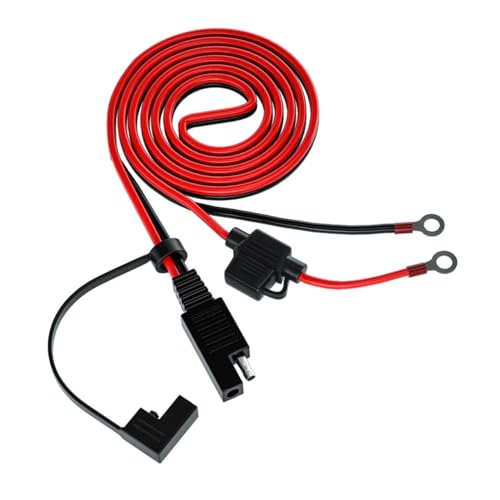 VALICLUD 1Stück Ot zu Sae Kabel mit Sicherung Verlängerungskabel für Solarbatterien Effizient und Langlebig für Motorräder und Solarpanels von VALICLUD