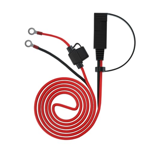 VALICLUD 1Stück Solar Batterie Verlängerungskabel mit Sae Ot Terminal mit Sicherung für Ladegeräte und Heizkits für Motorräder und Schneemobile von VALICLUD