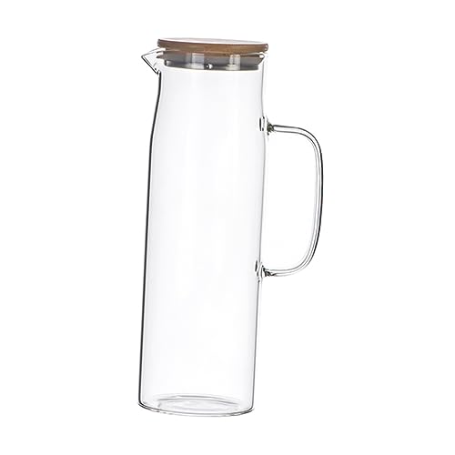 VALICLUD 1Stück Wassertopf Hochwertige Kaltwasserflasche mit Deckel und Praktischem Griff für Fruchtsäfte und Kalte Getränke für Zuhause von VALICLUD