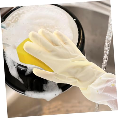 VALICLUD 2 Paare Spülhandschuhe aus Robustem Gummi Rutschfest Wiederverwendbar Extra Lang für Haushalt und Küche Schutzhandschuhe für Schwere Reinigungsarbeiten Optimaler Griff Beim VALICLUD 2 Paare Spülhandschuhe aus Robustem Gummi Rutschfest Wiederverwendbar Extra Lang für Haushalt und Küche Schutzhandschuhe für Schwere Reinigungsarbeiten Optimaler Griff Beim von VALICLUD