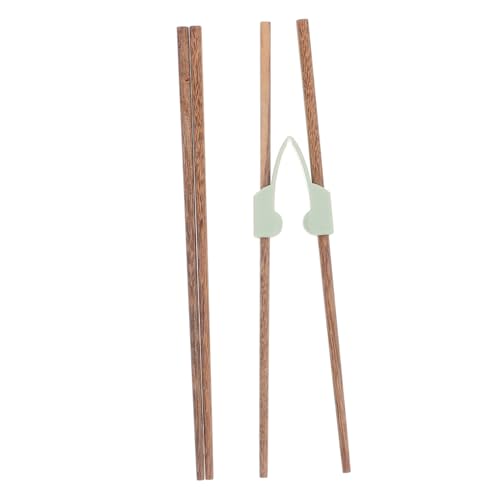 VALICLUD 2 Paare Stäbchen Für Kleinkinder-utensilien Holzstäbchen Wiederverwendbar Essstäbchen Für Das Erwachsenentraining Essstäbchen-trainer Handstäbchen Wenge von VALICLUD