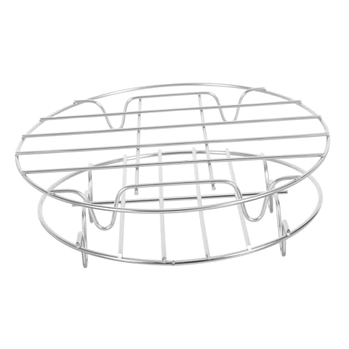 VALICLUD 2 STÜCK Edelstahl Dampfgarer Rack mit Füßen Hitzebeständiger und Sicherer Steaming Rack für Haushaltsdämpfer für Gedämpfte Teigtaschen und Dim Sum VALICLUD 2 STÜCK Edelstahl Dampfgarer Rack mit Füßen Hitzebeständiger und Sicherer Steaming Rack für Haushaltsdämpfer für Gedämpfte Teigtaschen und Dim Sum von VALICLUD