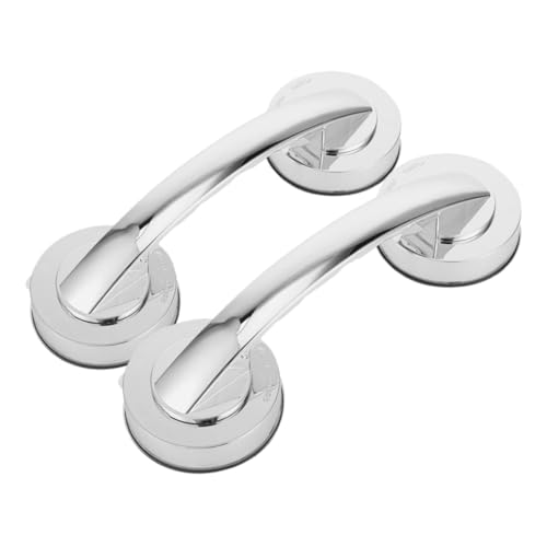 VALICLUD 2 STÜCK Starker Haltegriff mit Saugnapf für Dusche Abnehmbare Rutschfeste Griffe für Glas und Fliesen Sicherer Duschgriff Bohrfrei Vielseitig für Bad und Küche Geeignet von VALICLUD