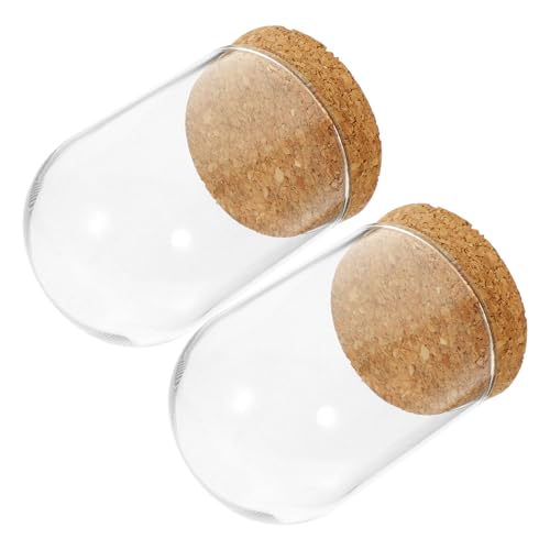 VALICLUD 2 Sätze Glasdome für Konservierte Blumen Staubdichtes mit Korkboden Transparentes Blumendekor für Wohn und Büroräume für Valentinstag und Kreative Tischdekoration VALICLUD 2 Sätze Glasdome für Konservierte Blumen Staubdichtes mit Korkboden Transparentes Blumendekor für Wohn und Büroräume für Valentinstag und Kreative Tischdekoration von VALICLUD