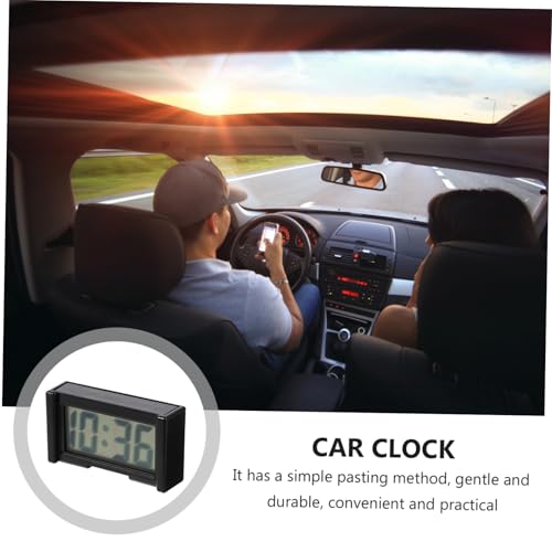 VALICLUD 2 Sätze Mini Auto Digitaluhr für Armaturenbrett und Lüftungsschlitze Langlebige Kunststoff uhr für Auto Büro und Zuhause Kompakte Fahrzeuguhr mit Klarer Anzeige und Einfachem VALICLUD 2 Sätze Mini Auto Digitaluhr für Armaturenbrett und Lüftungsschlitze Langlebige Kunststoff uhr für Auto Büro und Zuhause Kompakte Fahrzeuguhr mit Klarer Anzeige und Einfachem von VALICLUD