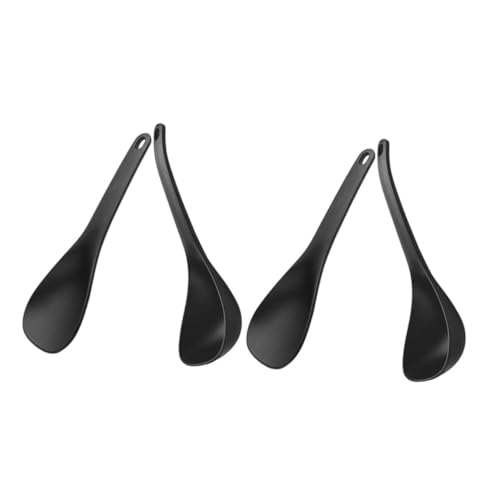 VALICLUD 2 Sätze Teiliges Reislöffel Suppenkellen set Hitzebeständige Antihaftbeschichtete Küchenhelfer zum Servieren von Reis Suppe und Ramen Langlebige Leicht zu Reinigende von VALICLUD