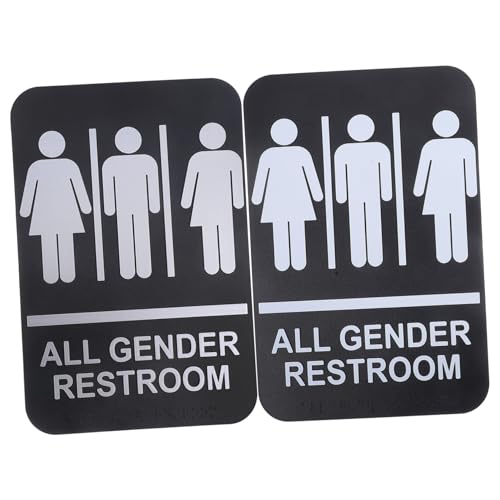 VALICLUD 2 Stck Teiliges Braille Taktilen Punkten Selbstklebendes Geschlechtsneutrales Badezimmer schild für Büro Restaurant Hotel Einfache Montage Unisex Wc schild für Barrierefreie VALICLUD 2 Stck Teiliges Braille Taktilen Punkten Selbstklebendes Geschlechtsneutrales Badezimmer schild für Büro Restaurant Hotel Einfache Montage Unisex Wc schild für Barrierefreie von VALICLUD