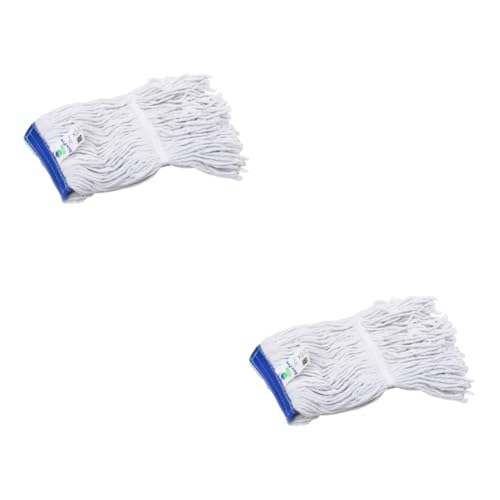 VALICLUD 2 Stck. Baumwoll Mop Kopf für Effektive Wiederverwendbarer Wischmopp mit Hoher Wasseraufnahme für Fliesen und Badoberflächen Zubehör für Haushalt VALICLUD 2 Stck. Baumwoll Mop Kopf für Effektive Wiederverwendbarer Wischmopp mit Hoher Wasseraufnahme für Fliesen und Badoberflächen Zubehör für Haushalt von VALICLUD