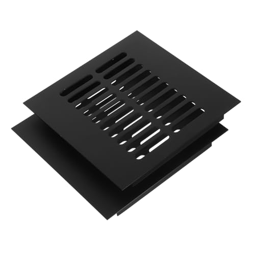 VALICLUD 2 Stück Aluminiumlegierung Lüftungsgitter Schwarz Quadratisch Korrosionsbeständiges Luftgitter für Schuhschrank Kleiderschrank und Möbel Einfache Montage Langlebige VALICLUD 2 Stück Aluminiumlegierung Lüftungsgitter Schwarz Quadratisch Korrosionsbeständiges Luftgitter für Schuhschrank Kleiderschrank und Möbel Einfache Montage Langlebige von VALICLUD