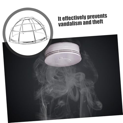 VALICLUD 2 Stück Anti diebstahl Schutzgitter aus Eisen mit Explosionsgeschütztem Netz für Rauchmelder Langlebig Stoßfest Silberfarbener Sockel Zuverlässiger Schutz für Zuhause VALICLUD 2 Stück Anti diebstahl Schutzgitter aus Eisen mit Explosionsgeschütztem Netz für Rauchmelder Langlebig Stoßfest Silberfarbener Sockel Zuverlässiger Schutz für Zuhause von VALICLUD