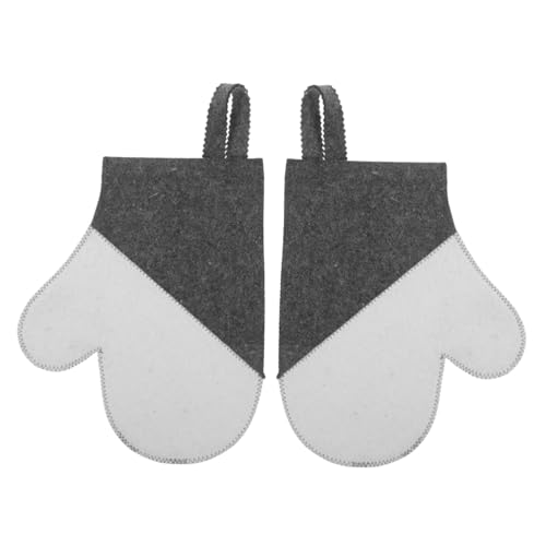 VALICLUD 2 Stück Atmungsaktive Dicke Filz Saunahandschuhe Hitzebeständige Wärmeisolierende Handschuhe für Sauna Dampfbad und Spa Komfortable Handhabung für Entspannte Wellness Sessions VALICLUD 2 Stück Atmungsaktive Dicke Filz Saunahandschuhe Hitzebeständige Wärmeisolierende Handschuhe für Sauna Dampfbad und Spa Komfortable Handhabung für Entspannte Wellness Sessions von VALICLUD