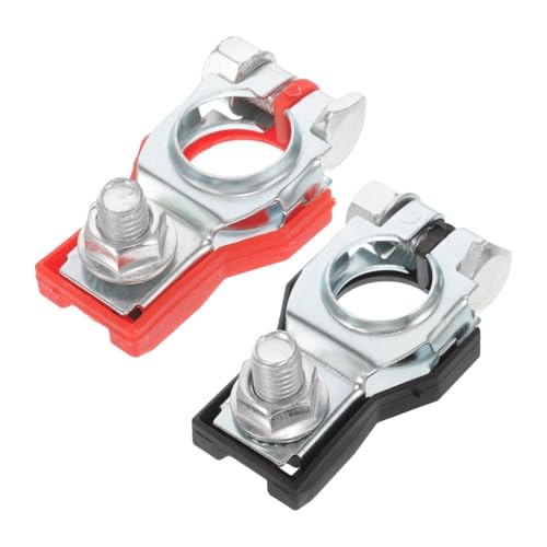 VALICLUD 2 Stück Batterieklemmen mit Schnellverschluss Verzinkte Batterie Anschlussklemmen für Japanische Autos Langlebige Elektrische Batterieklemmen Rostbeständige Polklemmen Einfache von VALICLUD