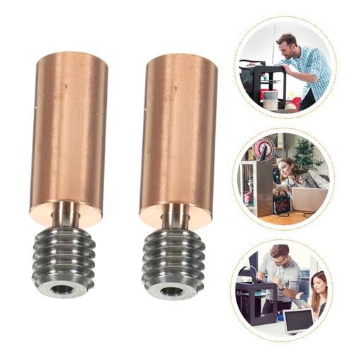 VALICLUD 2 Stück Bi metal Heatbreak Drucker Heat Break Kupferlegierung Halsrohr Langlebig Hitzebeständig Präzises Zubehör für Drucker Hotend Ersatzteile von VALICLUD