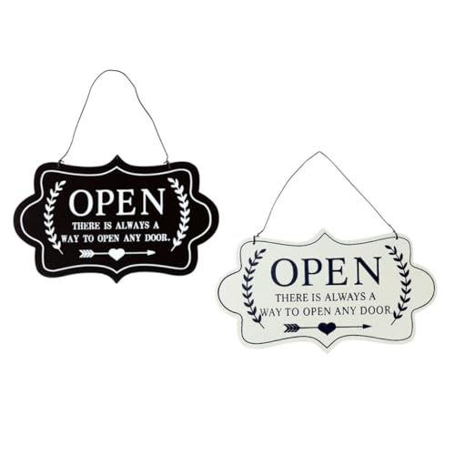 VALICLUD 2 Stück Doppelseitige Holz Türschilder Teilig Retro Open Closed Sign für Bar Restaurant Türdeko zum Aufhängen Vielseitig Robust Dekorativ VALICLUD 2 Stück Doppelseitige Holz Türschilder Teilig Retro Open Closed Sign für Bar Restaurant Türdeko zum Aufhängen Vielseitig Robust Dekorativ von VALICLUD