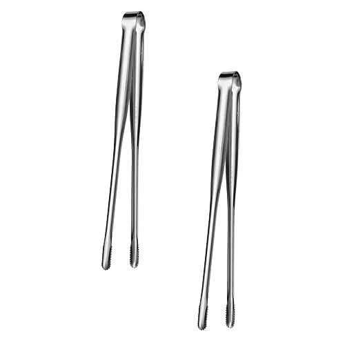 VALICLUD 2 Stück Edelstahl Grillzangen Japanischer Stil Rostfrei Hitzebeständig Multifunktional für Grill Buffet und Backen Sicherer Griff für Fleisch Brot und Salate VALICLUD 2 Stück Edelstahl Grillzangen Japanischer Stil Rostfrei Hitzebeständig Multifunktional für Grill Buffet und Backen Sicherer Griff für Fleisch Brot und Salate von VALICLUD