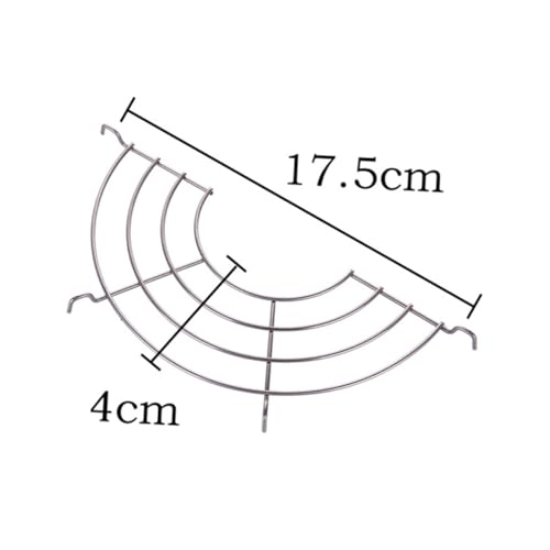 VALICLUD 2 Stück Edelstahl Halbrund Dampfgarer Einsatzgestell mit Haken Öl Abtropfgestell Küchenhelfer für Zuhause Restaurant VALICLUD 2 Stück Edelstahl Halbrund Dampfgarer Einsatzgestell mit Haken Öl Abtropfgestell Küchenhelfer für Zuhause Restaurant von VALICLUD