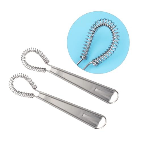 VALICLUD 2 Stück Edelstahl Handmixer mit Feder Spiral Rührbesen Manuell Handheld Küchenquirl für Eier Sahne Milch Kaffee Mixer Rührstäbe Backen Kochen VALICLUD 2 Stück Edelstahl Handmixer mit Feder Spiral Rührbesen Manuell Handheld Küchenquirl für Eier Sahne Milch Kaffee Mixer Rührstäbe Backen Kochen von VALICLUD