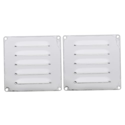 VALICLUD 2 Stück Edelstahl Lüftungsgitter für Outdoor Feuerstellen Feuerkorb Vent Abdeckung Hitzebeständiges Ventilationspanel für Grill Effiziente Luftzufuhr und Abgasableitung VALICLUD 2 Stück Edelstahl Lüftungsgitter für Outdoor Feuerstellen Feuerkorb Vent Abdeckung Hitzebeständiges Ventilationspanel für Grill Effiziente Luftzufuhr und Abgasableitung von VALICLUD