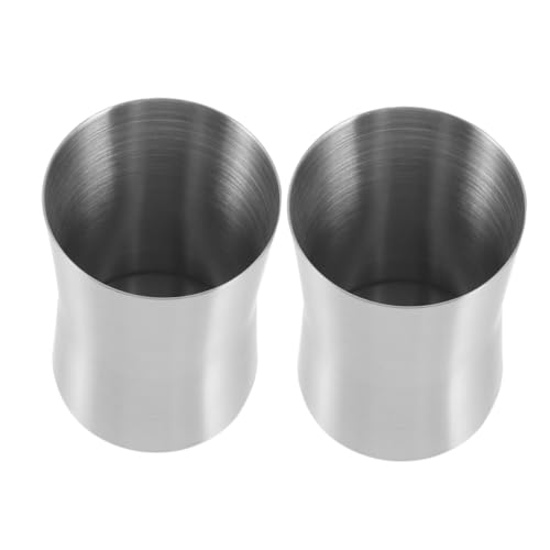 VALICLUD 2 Stück Edelstahl Mundspülbecher Unzerbrechlich Schlanker Zahnbürstenhalter Multifunktionale Reisebecher für Stilvoller Badbecher Robust und Leicht zu Reinigen VALICLUD 2 Stück Edelstahl Mundspülbecher Unzerbrechlich Schlanker Zahnbürstenhalter Multifunktionale Reisebecher für Stilvoller Badbecher Robust und Leicht zu Reinigen von VALICLUD