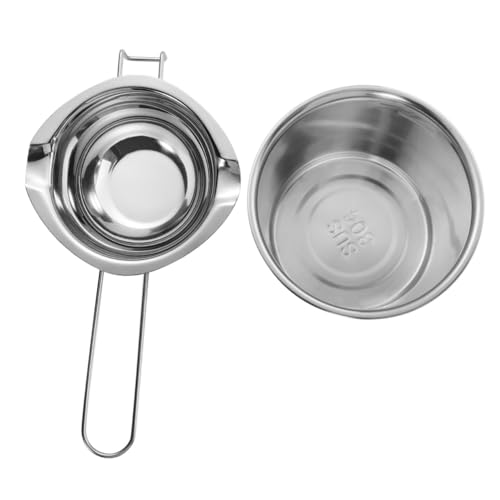 VALICLUD 2 Stück Edelstahl Schmelztopf mit Langem Griff Doppelter Ausguss Hitzebeständig Ergonomisch Vielseitig für Schokolade Butter Wachs und Sauce Robust Leicht Tragbar Boden Bpa frei VALICLUD 2 Stück Edelstahl Schmelztopf mit Langem Griff Doppelter Ausguss Hitzebeständig Ergonomisch Vielseitig für Schokolade Butter Wachs und Sauce Robust Leicht Tragbar Boden Bpa frei von VALICLUD