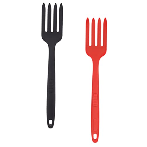 VALICLUD 2 Stück Ergonomische Silikon Kochgabel Lebensmittelecht Hitzebeständig Wiederverwendbar Multifunktional für Salat Nudeln und Kochen Leicht Handlich Spülmaschinengeeignet VALICLUD 2 Stück Ergonomische Silikon Kochgabel Lebensmittelecht Hitzebeständig Wiederverwendbar Multifunktional für Salat Nudeln und Kochen Leicht Handlich Spülmaschinengeeignet von VALICLUD
