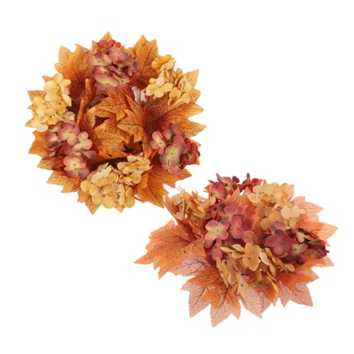 VALICLUD 2 Stück Erntedankfest Kranz Dekor Kerzenringe Kränze Erntedankfest Tischdekoration Herbstkranz Kerzenkranz Für Säulen Kerzenringe Für Säulen Herbstgirlande Orange VALICLUD 2 Stück Erntedankfest Kranz Dekor Kerzenringe Kränze Erntedankfest Tischdekoration Herbstkranz Kerzenkranz Für Säulen Kerzenringe Für Säulen Herbstgirlande Orange von VALICLUD