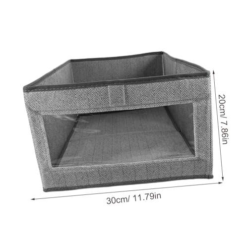 VALICLUD 2 Stück Faltbare Aufbewahrungsbox mit Sichtfenster Große Stoffbox Kleiderschrank Organizer für Kleidung Decken Handhabung durch Griffe VALICLUD 2 Stück Faltbare Aufbewahrungsbox mit Sichtfenster Große Stoffbox Kleiderschrank Organizer für Kleidung Decken Handhabung durch Griffe von VALICLUD