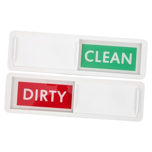 VALICLUD 2 Stück Geschirrspüler Magnet Clean Dirty Runder Rutschfester Indikator für Spülmaschinen Schild für Küche Haushalt und Büro Effektive Reinigungshinweise Dekoratives Design Weiß VALICLUD 2 Stück Geschirrspüler Magnet Clean Dirty Runder Rutschfester Indikator für Spülmaschinen Schild für Küche Haushalt und Büro Effektive Reinigungshinweise Dekoratives Design Weiß von VALICLUD