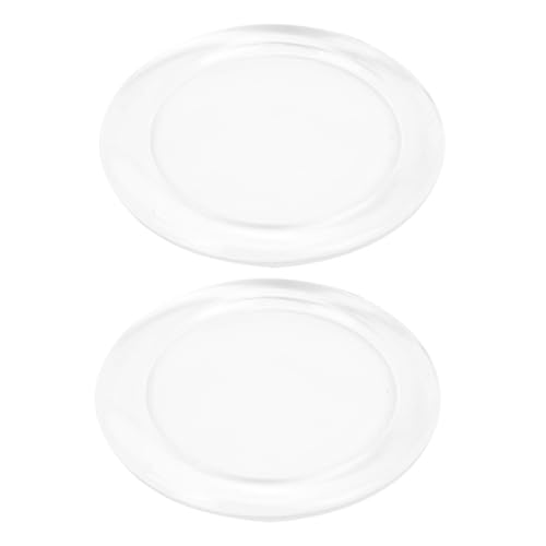 VALICLUD 2 Stück Glas Kerzentablett Rund Hitzebeständig Kerzenhalter Aromatherapie Deko Tisch Wohnzimmer Party Geeignet VALICLUD 2 Stück Glas Kerzentablett Rund Hitzebeständig Kerzenhalter Aromatherapie Deko Tisch Wohnzimmer Party Geeignet von VALICLUD