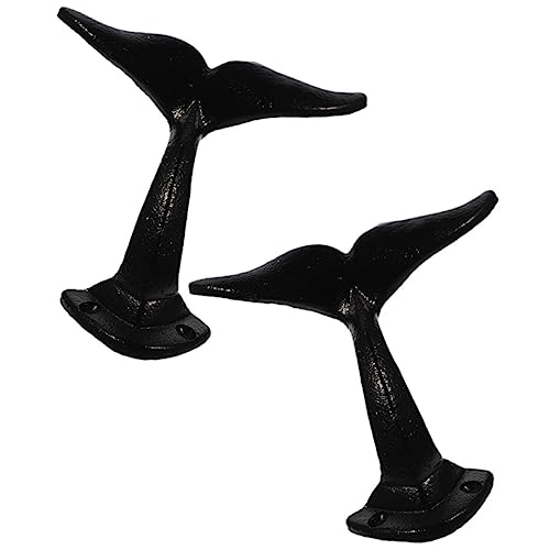 VALICLUD 2 Stück Gusseiserner Whale Tail Wandhaken Vintage Wandmontage Haken für Mantel Schlüssel Handtuch Garderobe Kleiderhaken Robust Kompakt Wohnraumdeko VALICLUD 2 Stück Gusseiserner Whale Tail Wandhaken Vintage Wandmontage Haken für Mantel Schlüssel Handtuch Garderobe Kleiderhaken Robust Kompakt Wohnraumdeko von VALICLUD