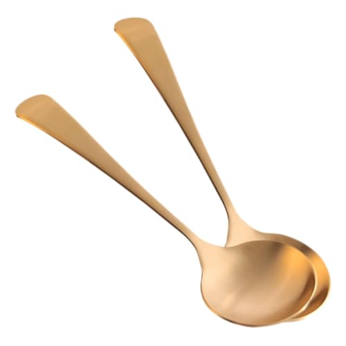 VALICLUD 2 Stück Handgefertigte Messing Löffel Dicke Haushaltssuppenlöffel Glatte Oberfläche Leichter Tragbarer Esslöffel für Suppe und Reis Komfortabler Griff Einfach zu Reinigen VALICLUD 2 Stück Handgefertigte Messing Löffel Dicke Haushaltssuppenlöffel Glatte Oberfläche Leichter Tragbarer Esslöffel für Suppe und Reis Komfortabler Griff Einfach zu Reinigen von VALICLUD