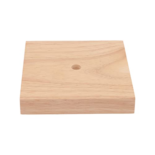 VALICLUD 2 Stück Holz Lampenbasis Quadratische und Runde Tischlampenunterlage für DIY Nachttischlampen und Dekorative Beleuchtung Basisgröße VALICLUD 2 Stück Holz Lampenbasis Quadratische und Runde Tischlampenunterlage für DIY Nachttischlampen und Dekorative Beleuchtung Basisgröße von VALICLUD