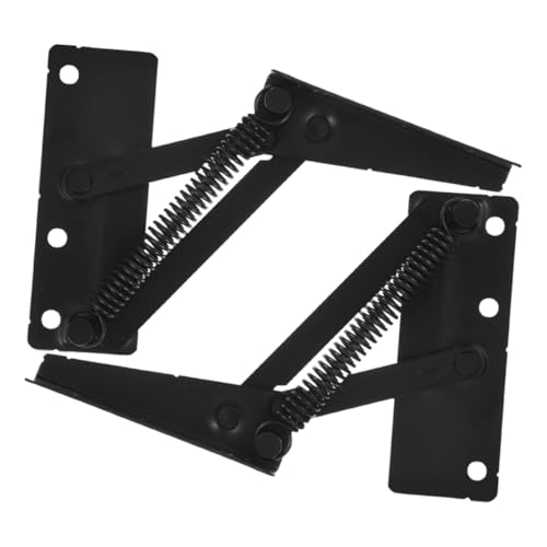 VALICLUD 2 Stück Klappbare Möbel scharnierfeder Faltbar aus Kaltgewalztem Stahl Platzsparend Stabil für Bett Sofa Schrank Vielseitiges Möbelzubehör von VALICLUD