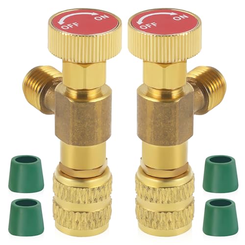 VALICLUD 2 Stück Klimaanlage Sicherheitsventil Füllventil Adapter für Kältemittel Robuste und Auslaufsichere Verbindung Einfache Installation für Klimageräte von VALICLUD